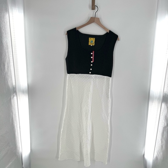 New! UNIF Clubhouse Two Tone Maxi Vintage Style 90s Y2K Dress Size XL - Picture 2 of 9